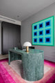 jade green marble table